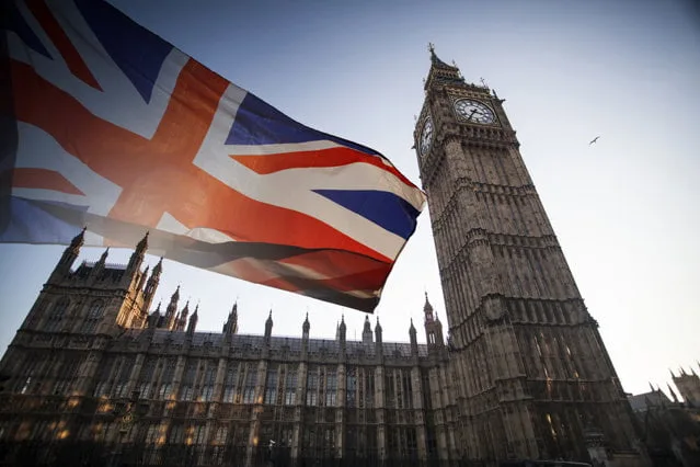 UK flag and Big Ben