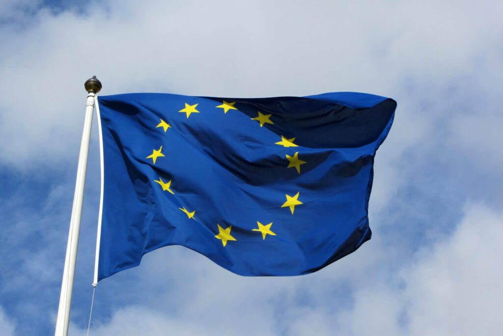 European_flag_in_Karlskrona_2011-scaled