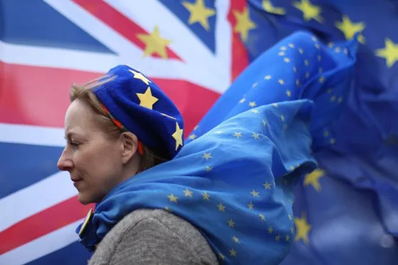 Pro-Brexit protest in London