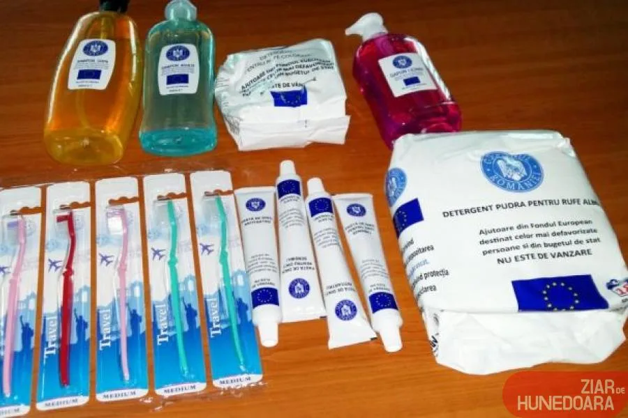 Uniunea Europeană, distribuie pachete de igienă in Satu Mare