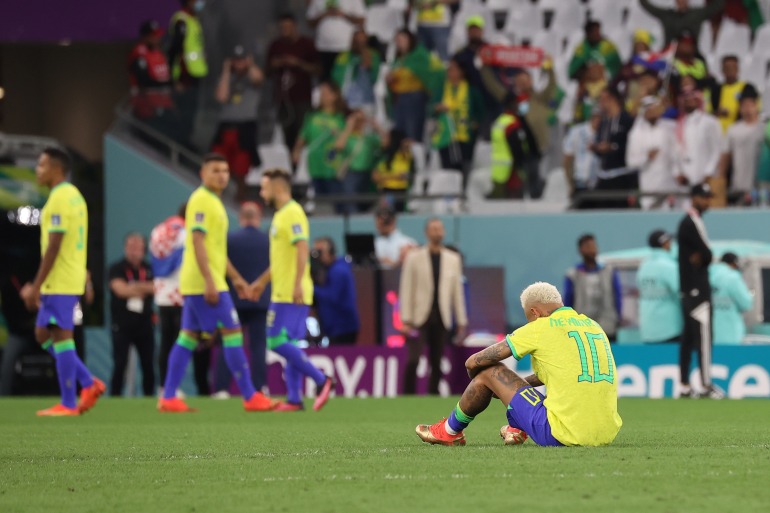 Jucătorii brazilieni au rămas în lacrimi după ce au pierdut cu 4-2 la penalty-uri