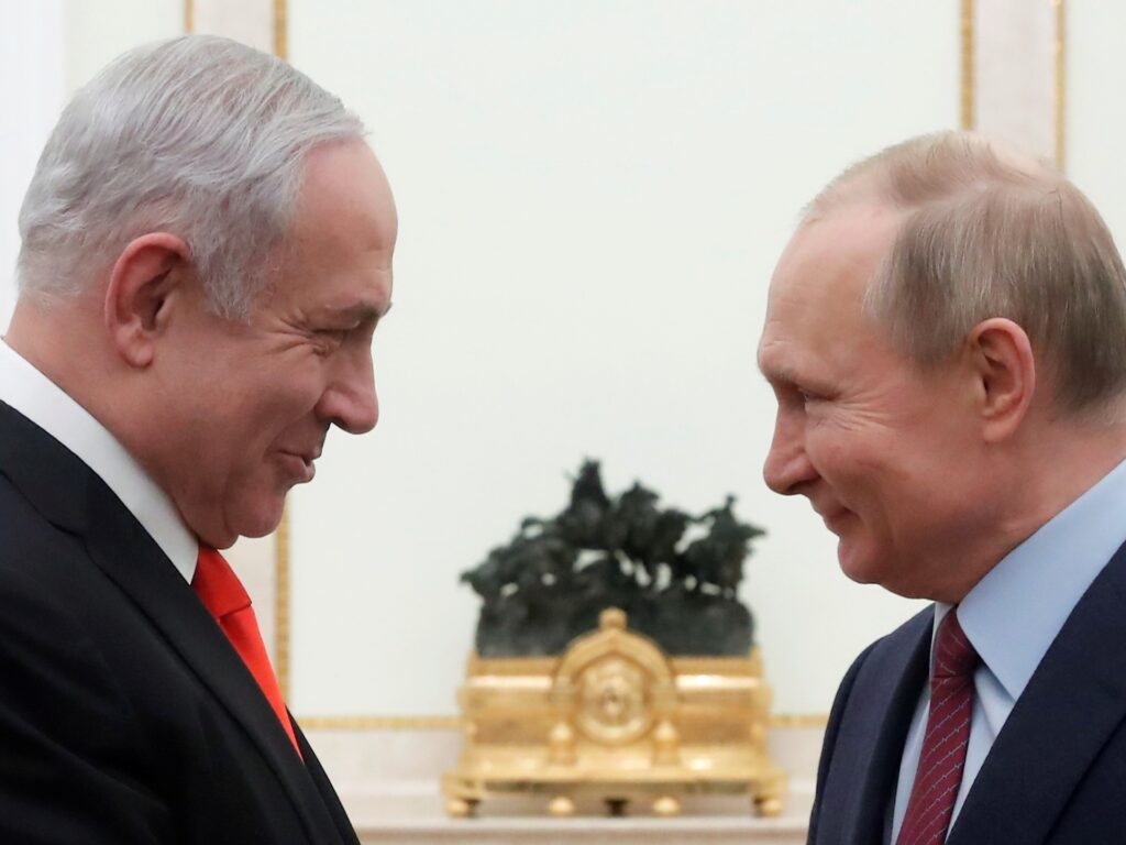 Rusia lui Putin îl salută pe Netanyahu la putere în
