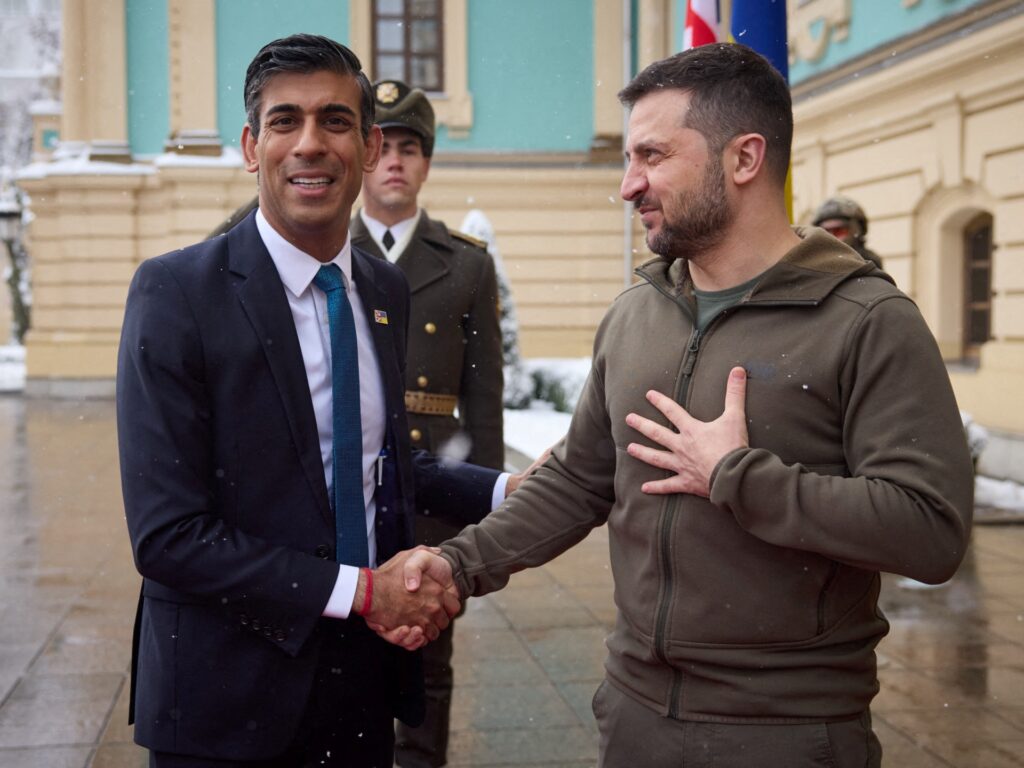 Prim-ministrul britanic Sunak va anunța un nou ajutor militar de