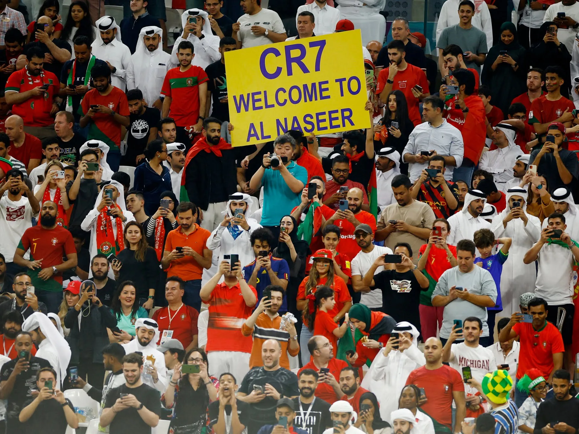 „Lumea va ține seama: „Fanii saudiți de pe Ronaldo se leagă de clubul local |  Știri despre Cupa Mondială Qatar 2022
