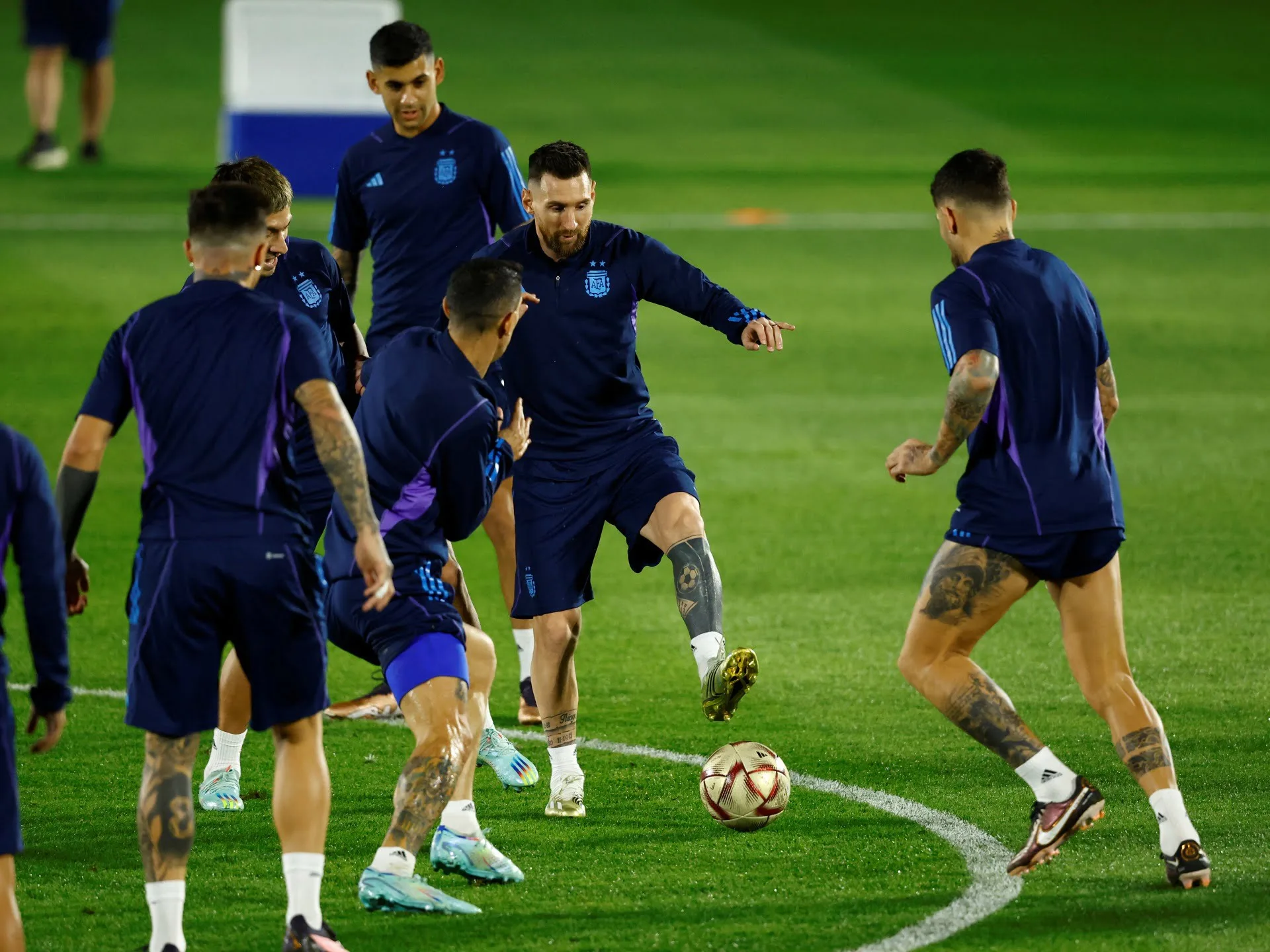 Toți ochii sunt pe Messi în timp ce Argentina se antrenează înaintea confruntării cu Croația |  Știri despre Cupa Mondială Qatar 2022