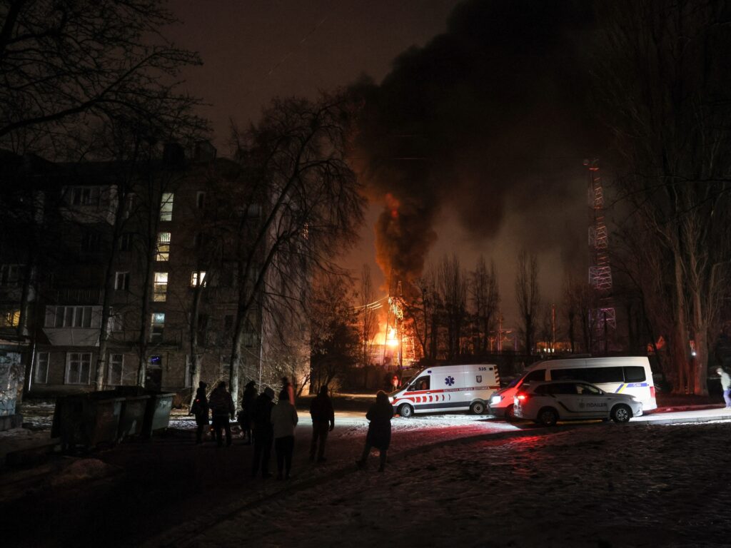 Atacul rusesc cu drone vizează „infrastructura critică” la Kiev |