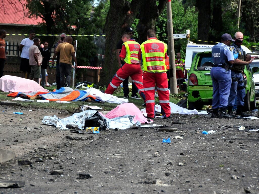 Africa de Sud deplânge victimele exploziei unui tanc, bilanțul morților