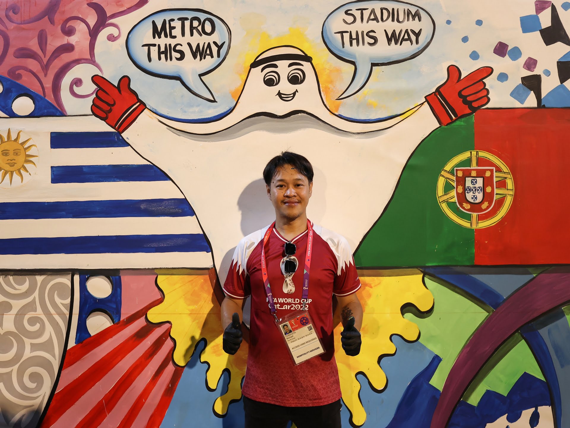 Concertul mural al Cupei Mondiale îl ajută pe artistul de la Doha să transforme hobby-ul într-o linie de salvare |  Cupa Mondială Qatar 2022