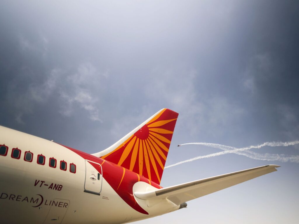 Air India, criticată de autoritățile de reglementare pentru manipularea indisciplinată