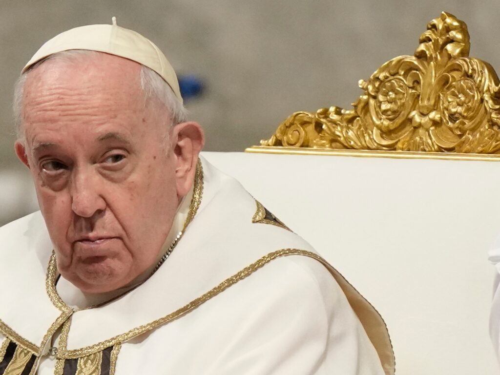 Papa spune că războiul din Ucraina este „o crimă împotriva