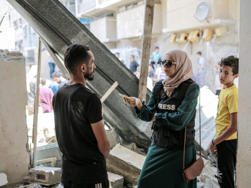 Raportarea în Gaza, un nou an aduce aceeași realitate dură