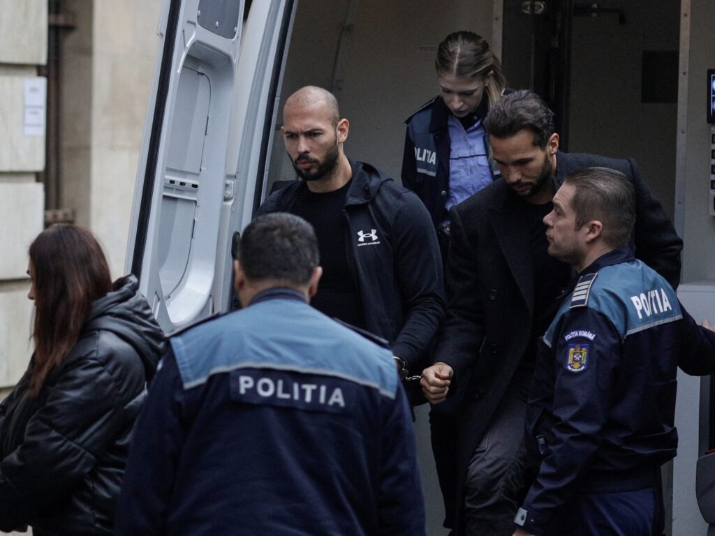 Tribunalul român confirmă reținerea influenței Andrew Tate | Știri despre
