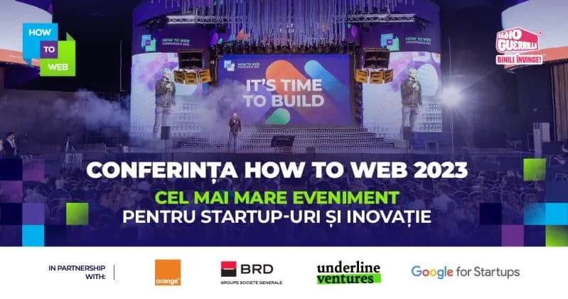 Cine vine la How to Web 2023 pe 4 și 5 octombrie la București?