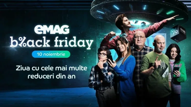 Campania Black Friday de la eMAG a adus vânzări record de 731 de milioane de lei către 600.000 de clienți