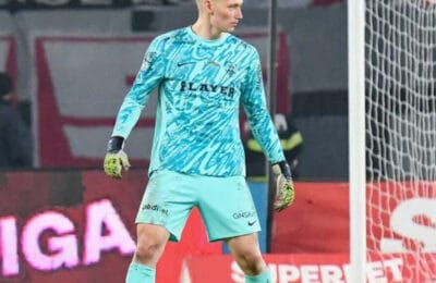 CFR Cluj îl transferă pe portarul Otto Hindrich la Legia Varșovia