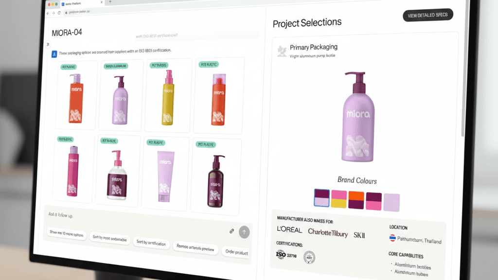 lanț aprovizionare beauty