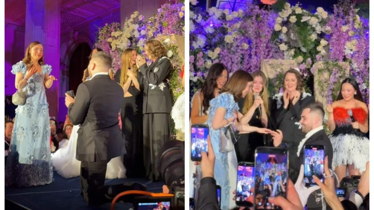 Cerere în căsătorie SURPRIZĂ la balul vedetelor! Cine a fost cerută și a spus DA pe scenă