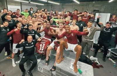Scandal Rapid-Dinamo (3-2) – 9 jucători imită gestul lui Cîrjan