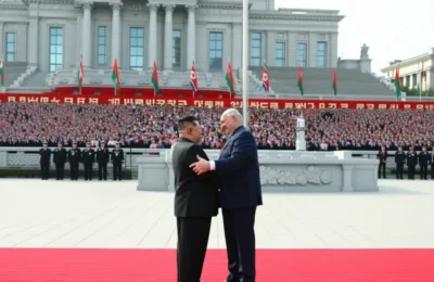 Kim Jong Un & Lukașenko – Tratatul surpriză – Arme pt. Coreea, Sprijin pt. Belarus?