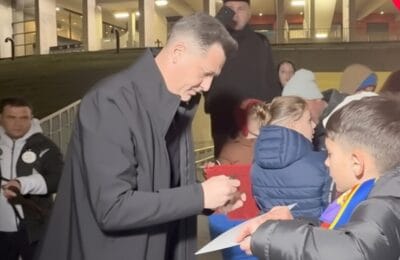 FCSB – Metaloglobus 0-0 – Rădoi, primit ca un erou de micuți fani