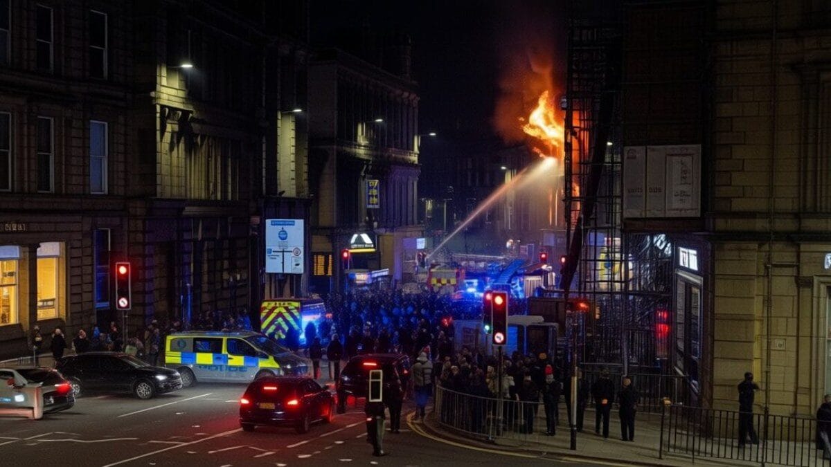incendiu Glasgow