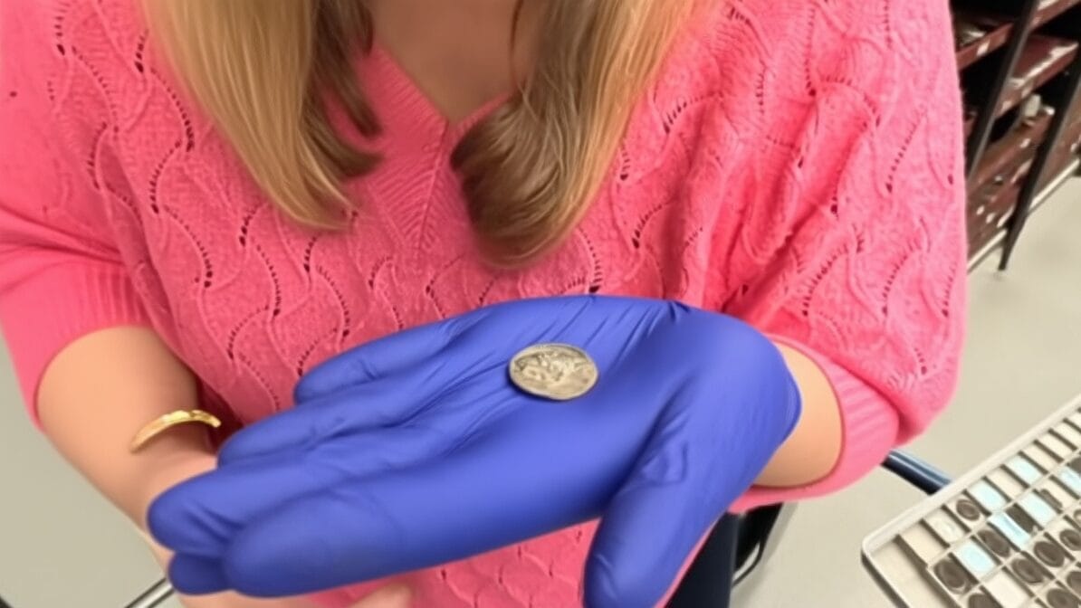 Monedă antică de 2000 de ani, folosită la autobuz în Leeds. A ajuns într-un muzeu