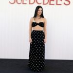 Charli DAmelio, look retro la Revolve Festival 2026 - Tinuta cu buline!