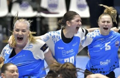 Crina Pintea, explozie de bucurie după 37-27 cu Esbjerg – Cine mai stă să numere campionatul?