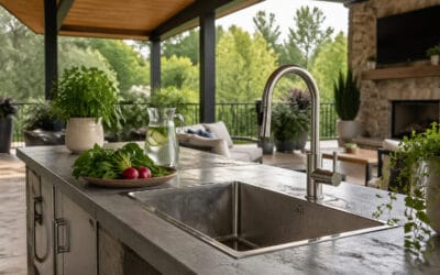 Cum să alegi o chiuvetă de exterior pentru o terasă acoperită?