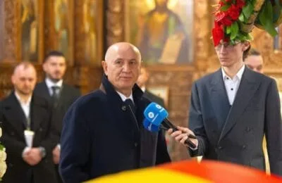 Copos, discurs vibrant la funeraliile lui Lucescu: „Un roman universal!”