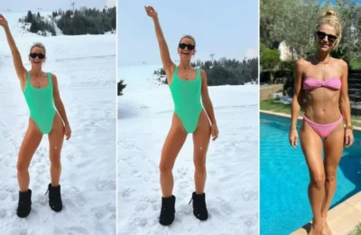 Vogue Williams, 40 ani, anunta al patrulea copil printr-o sedinta foto inedita