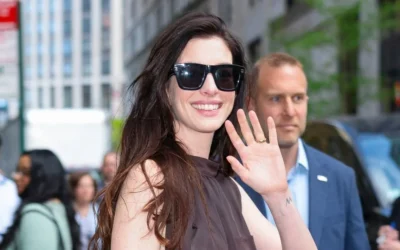 Secretul tinutei lui Anne Hathaway. Pantofii virali de 90 de lire pe care ii poti cumpara si tu