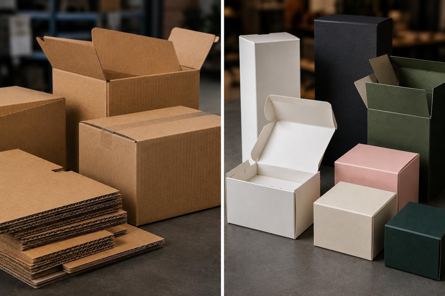 Carton ondulat sau folding carton? Cum alegi o imprimantă carton profesională în funcție de aplicații