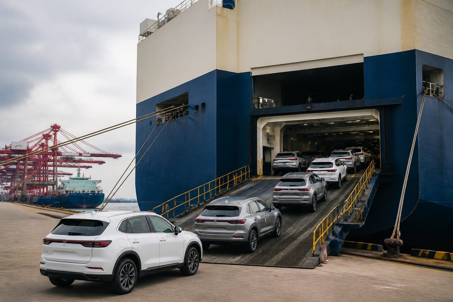 China a ajuns la 9,4 milioane de automobile exportate, iar Volkswagen se confruntă cu presiuni de restructurare
