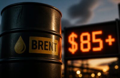 Cotația Brent a urcat la aproximativ 85 de dolari pe baril, iar presiunea se vede în costurile carburanților