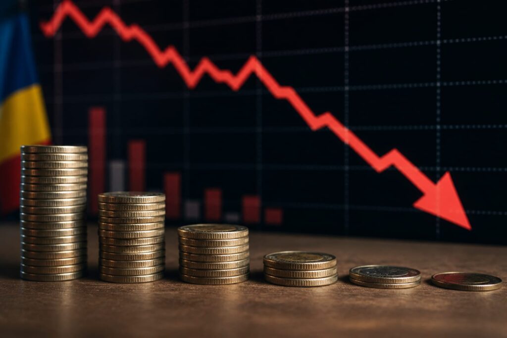 România a intrat oficial în recesiune după scăderea PIB cu 1,2% în T1 2026