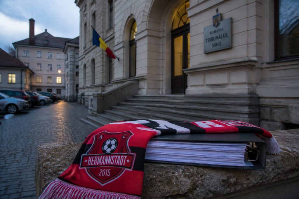 Falimentul AFC Hermannstadt cerut de administratorul judiciar pentru datorii de 15,5 milioane de lei