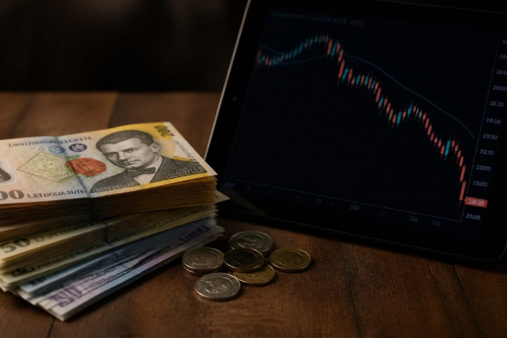 Tranzacțiile investitorilor români au crescut cu 8%, iar depozitele cu 13% după căderea burselor