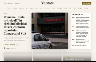 Veritate.ro propune știri scrise integral de AI, cu surse afișate și fără opinii amestecate în text