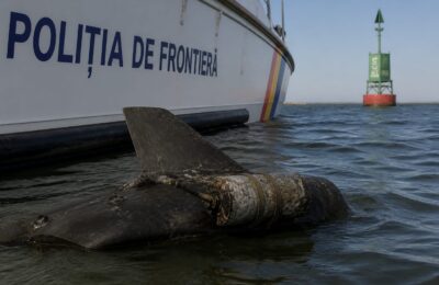 Forțele Navale au neutralizat un fragment de dronă cu exploziv la 5 mile marine de Sulina
